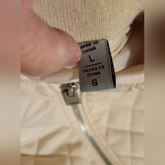 Women's Levi's Quilted Bomber Jacket Size Large - Picture 12 of 12